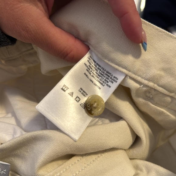 Men's Columbia PFG Khaki Outdoor Fishing Casual Cargo Shorts Size M 7" Inseam - Picture 7 of 8